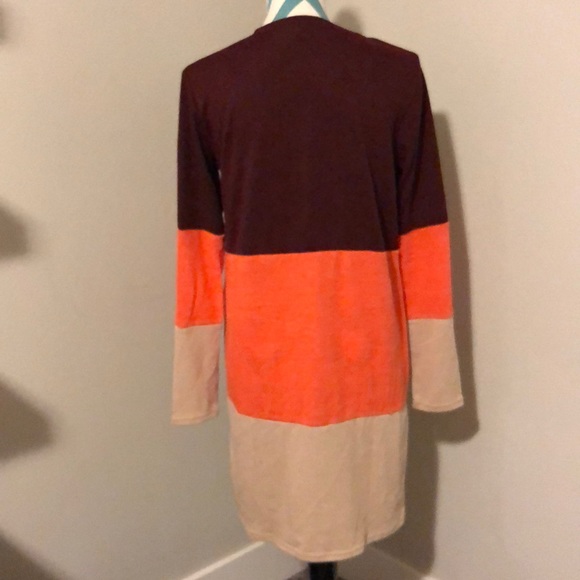 Color block cardigan NWOT - Picture 5 of 6